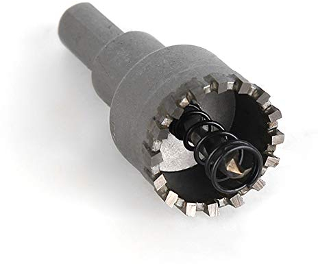 Lochsäge Hartmetallspitze Kernbohrer Stahl Aluminium Edelstahl Platte Lochbohrer 16-32mm,19mm