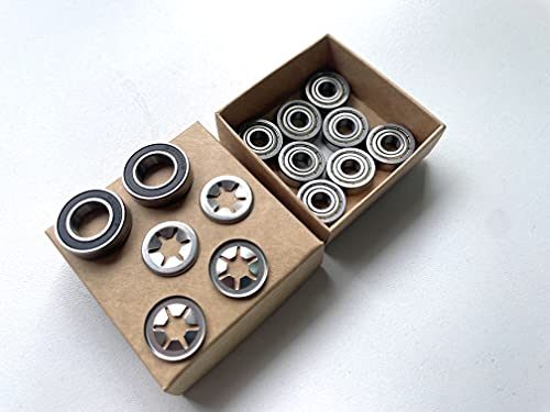 Timbera Kugellager-Reparatursatz für GARDENA SILENO Mähroboter Vorderräder, Vorderachsen & Motorspindelwelle (für Modell: Sileno+ R100Li R130Li R160Li)