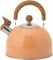 REJOON Percolateur Cafetière Théière Cuisinière en Acier Inoxydable Théière Bouilloire 2.5L Blanc Grande Capacité Théière