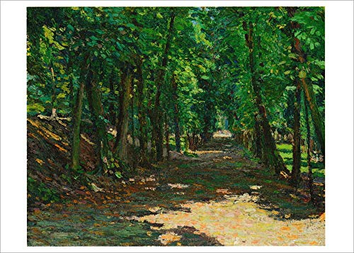 Kunstkarte Gabriele Münter Allee im Park von St. Cloud