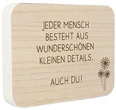 Spruchreif | Holz-Tafel mit Spruch | Deko Aufsteller mit Schriftzug | Freundschaft Geschenke | Geschenk Beste Freundin