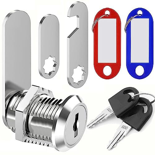 ZiYuya Mailbox Lock con chiave allo stesso modo, serratura cassetto postale, scatola di lettere Lock Armadio Lock Draw Lock Cam Lock Dresser Lock per la mobilia della porta (30mm)