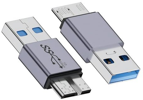 USB 3.0-Buchse auf Micro-B-Stecker-Adapter, Schnelle Datenübertragung, Universelle Kompatibilität, Datenübertragung und Laden, Plug-and-Play, Kompakt und Leicht, für Computer,
