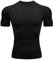 HYCOPROT Kompressionsshirt Herren Kurzarm Funktionsshirt Baselayer Schnelltrocknendes T-Shirt Atmungsaktiv Sportshirt für Workout (DE/NL/SE/PL, Alphanumerisch, M, Regular, Regular, Schwarz)
