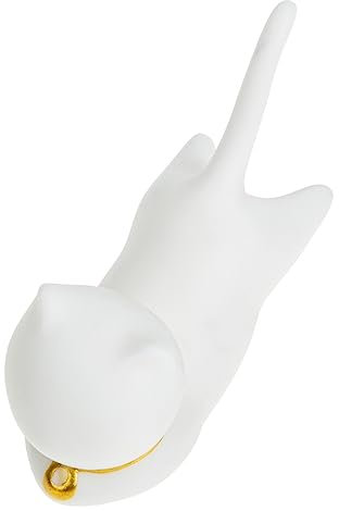 Yardenfun Cartoon Katze Keramik Räucherstäbchen Niedliches Teepet Ornament Für Zuhause Dekorativer Duftständer Hochwertiger Keramik Und Langlebig