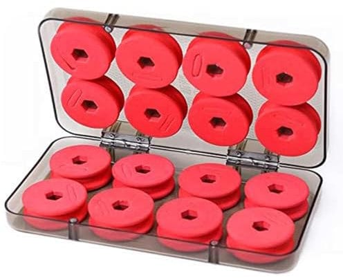 JYTDBCS 16pcs Fishing Line Storage Fishing Foam Spools, Foam Fishing Winding Board Fishing Line, Fishing Line Spools Fly Fishing Gear for Organizer Storage Accessories
