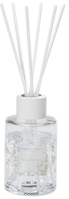 Hassett Green London - Natural Cotton - Large Fragrance Oil Reed Diffuser - 200ml Glass Bottle with 6 Thick Fibre Reeds - Packaging-Free