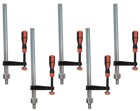 PMC-DESIGN Lot de 5 serre-joints pour table de soudage D16 300 x 80 mm