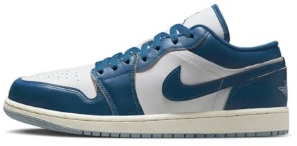 NIKE Air Jordan 1 Low SE Men's Trainers FN5214 (White/Industrial Blue 141) UK 12 (EU 47.5)