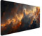 Alfombrilla Ratón Cielo Estrellado, Alfombrilla Ratón XXL 1000x500x3mm, Gaming Mouse Pad con Base de Goma Antideslizante, Alfombrilla Raton Impermeable para Accesorios Pc Gaming, Amarillo W-Y-Y