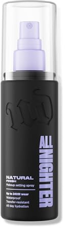 Urban Decay All Nighter Waterproof Makeup Setting Spray - Natural Finish, Up to 24HR Wear, Ultra-Fine Facial Mist, Hydrating Foundation Face Primer, Smudge-Proof, Transfer-Resistant - 4 fl oz