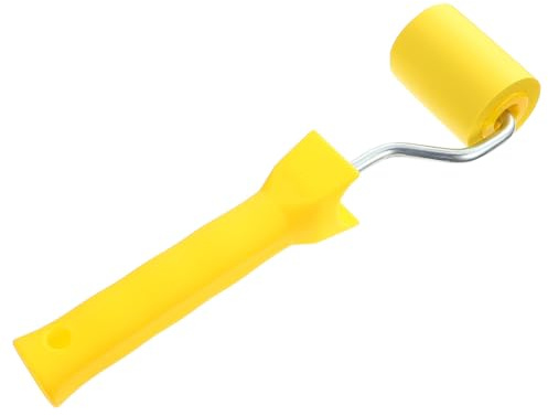 Hemobllo Rubber Seam Roller Tool for Wallpaper Joint Pressing and Ceiling Paint Compact 2-Inch Soft Roller for Precise Seam Smoothing in Wall Paper Construction