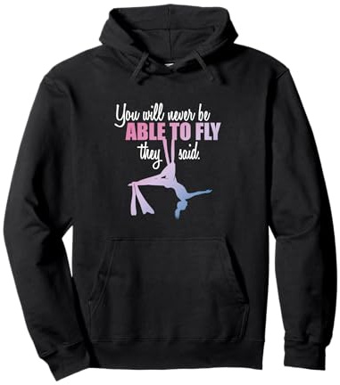 Aerialist | Aerial Yoga Performer | Seidenakrobatik Pullover Hoodie