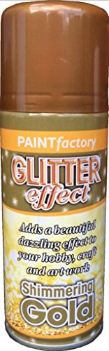 Gold Paint Spray Glitter 200ML