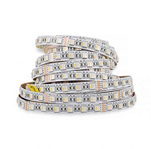 Mextronic LED Streifen LED Band LED Strip 5050 RGB+Warmweiß (2700K) 90W 500CM 24V IP20