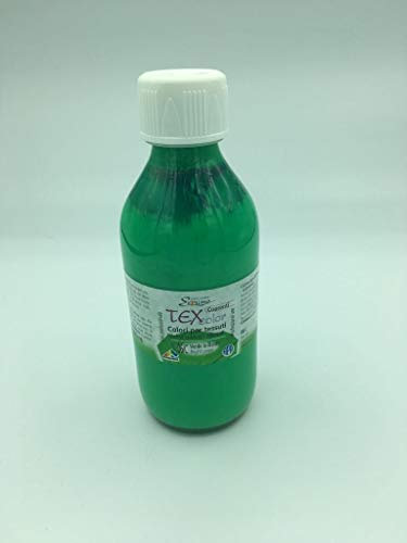 Tex Colori - Pintura para tejidos oscuros, color verde brillante, 250 ml