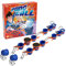 Tomy-14 Cups, 4 Ping Pong Balls, 8 Small, 6 Bands, 2 Headbands, 2 Tees, 2 Rounded Parallel Bars, 2 Trampolines, 2 Mouse, 1 Instruction Manual, T73020, Multi-Coloured