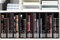 Wallario Ordnerrücken Sticker: Bücherregal mit Alten Büchern - Größe 54 x 30 cm, passend für 9 breite Ordnerrücken
