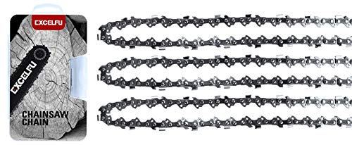 EXCELFU 3 Pack 14 inch Chainsaw Chains 3/8 LP .043 Inch 50 Drive Links fits Stihl
