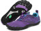 SAGUARO Barfußschuhe Damen Wassersportschuhe Herren Traillaufschuhe Laufschuhe Atmungsaktiv Straßenlaufschue Wasserschuhe Strandschuhe Frauen Schnell Trocknend Zehenschuhe rutschfest Violett 40 EU