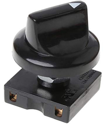 Interruptor del Ventilador rotativo de 4 Posiciones 3 Velocidad Interruptor selector gobernador con regulador de Velocidad del Ventilador Perilla Un Paquete