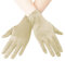 EORUBE 1920s Handschuhe für Damen Handgelenklange Kurze Satin Handschuhe Party Kostüm (Champagner)