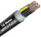 10 mètres Lapp 1550013 NYY-J Câble d'alimentation 7G2,5 mm2 RE I Câble de terre ignifugé avec conducteur de protection GN/GE I Câble courant fort pour l'intérieur et l'extérieur I Câble souple noir