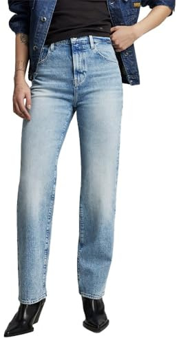 G-STAR Damen Viktoria High Straight Jeans, Blau (Vintage Olympic Blue D23959-D434-D905), 25W / 32L