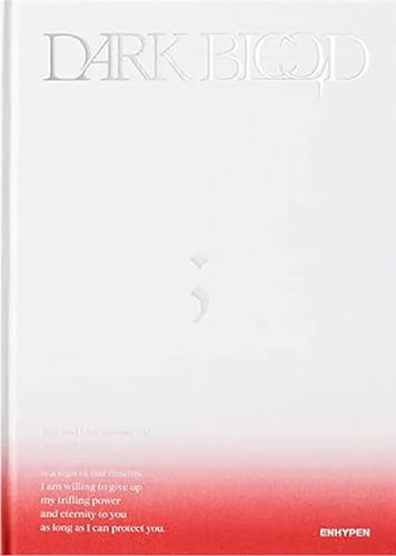 ENHYPEN - DARK BLOOD [NEW Version] 4th Mini Album CD-R+Photocard+Message Photocard+Photobook+Sticker+Postcard+Bookmark+Poster with Lyrics+(Extra ENHYPEN 8 Photocards+Pocket Mirror)