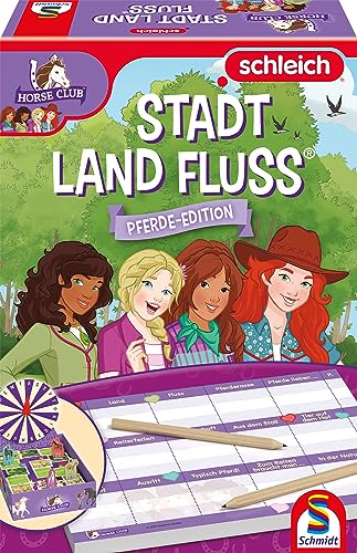 Schmidt Spiele 40649 Horse Club, Stadt Land Fluss, Kinderspiel