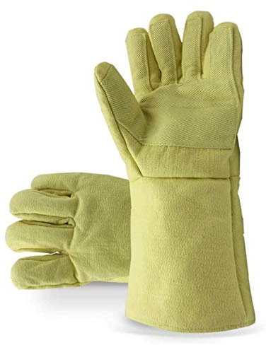 EFARMA Schweißerhandschuhe, Schweißhandschuhe, hitze- und feuerfeste Handschuhe, Hochtemperatur-Kaminhandschuhe, Gefrorene Handschuhe mit flüssigem Stickstoff for die Arbeit