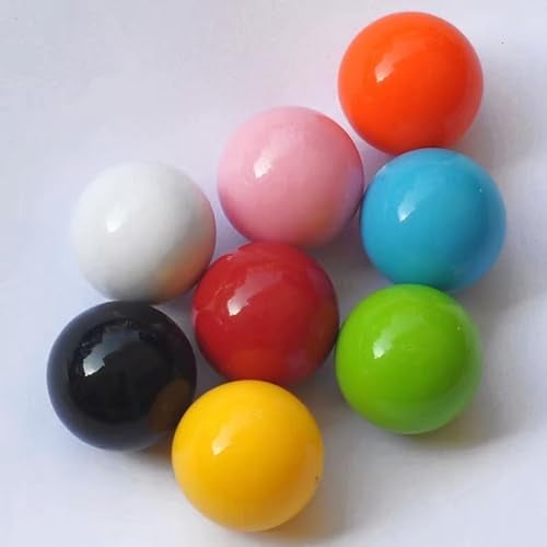Boccia Kugeln - Petanque Zielkugel Pigtails - 10 Schönes Bunte Zielkugel für Boule Spiel - 30 mm - 15 Gramm - jeu de Boules