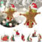 8 Pcs -Weihnachtsdekorationen, hängende Ornament, Weihnachtsbaumschmuck Anhänger, Zuhause, Automobil, Party Christmas Decorations (Green 02)