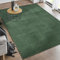 the carpet Rio - moderner und weicher Teppich Wohnzimmer Schlafzimmer mit Anti-Rutsch-Rücken und 3D-Optik, Flauschige Oberfläche, pflegeleicht und robust, Grün, 200 x 280 cm
