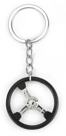 Gallkeat Autoteile Schlüsselanhänger Auto Teil Modell Anhänger Auto Schlüsselanhänger Lenkrad Keychain Kreatives Geburtstagsgeschenk für Jungs