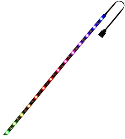 wenwendianzi Rainbow PC Digital WS2812b LED-Streifenlicht for 5 V 3-poliges ARGB-Header-PC-Gehäuse(Non-Waterproof,30 2m X1)