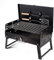 Barbecue portatile a carbonella, da tavolo, per barbecue, picnic, campeggio, feste all'aperto con coperchio accessori per barbecue