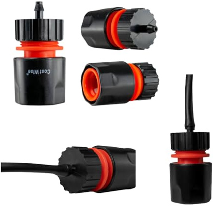 AP Supplies Female Hose Connector to 4mm Barb, Pack of 20