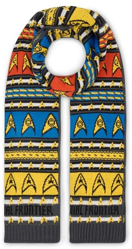 Star Trek Abzeichen Schal - Offizielle Ware von Lovarzi - Geschenk für Männer und Frauen