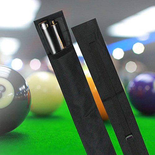 Queue Tasche,Billard Queue fer,Tarot Karten,Sker Pool Billard Queue Tasche fer Köcher,Nylon Pool Queue Billard Stick Lagerung Tragetasche 1/2 3/4 Größe Schwarz(3/4 Art)