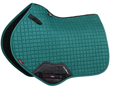 LeMieux Close Contact Suede Square Schabracke - Schabracken für Pferde - Reitausrüstung und Zubehör (Pfau - Groß)