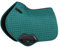LeMieux Close Contact – Tapis de selle carré en daim pour chevaux, équipement et accessoires d'équitation, paon, taille L