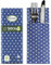CLASS 10 C4032TA-D072-PEFC Airlaid Serviette Bestecktasche, Papier, Blaue Punkte, 40 x 32 x 0,8 cm, 20 Stück