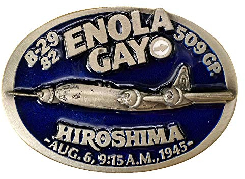 Enola Gay B-29 Flugzeug Gürtelschnalle mit Geschenkbox