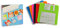 Winkee - 6 Retro Glasuntersetzer in Disketten Design Multicolor | Floppy Disk Coasters | Silikon Untersetzer für Gläser | Bierdeckel in Disketten Look | Geschenk für Weihnachten, Geburtstag, Party