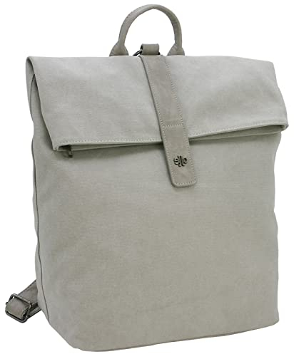 Jennifer Jones - Damen Anti-Diebstahl Rucksack - 15 Liter - Canvas Daypack mit Tablet-Fach für Büro, Uni, Ausflüge
