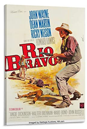 ACIDI GemäLde Auf Leinwand 60 * 90cm Rio Bravo Druckgrafik Malerei Kein Rahmen