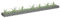 JUNZAI Lit surélevé à Gabion Acier galvanisé 270x30x10 cm,Lit Surélevé à Gabion,Gabion Jardinière de Jardin,Jardiniere Gabion