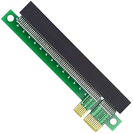 xiwai Stecker auf Buchse Erweiterung für Grafikkarte PCI-E Express 1x auf 16x Extender Konverter Riser Karte Adapter