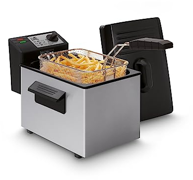 FRITEL friteuse A101M - avec zone froide - 3 litres - 2000 W - couvercle anti-poussière en plastique